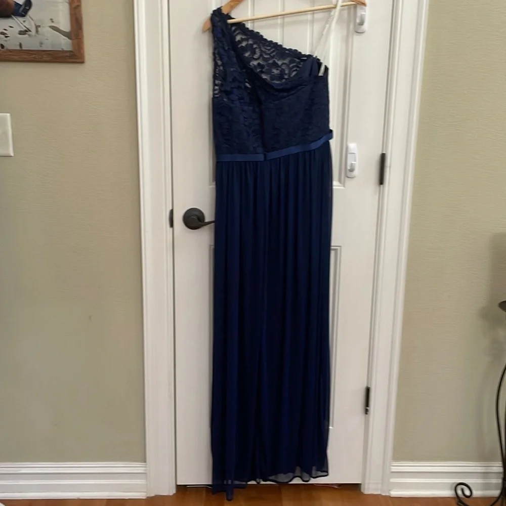 Davids Bridal beautiful navy